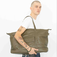Load image into Gallery viewer, BIG BAG THE HUGE LEATHER WEEKENDER
