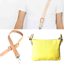 Load image into Gallery viewer, Crossbody Nina with Raw Leather Strap
